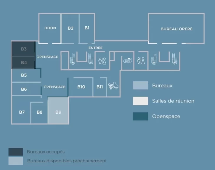 Bureau fermé  idéal pour votre activité professionnelle à Entzheim