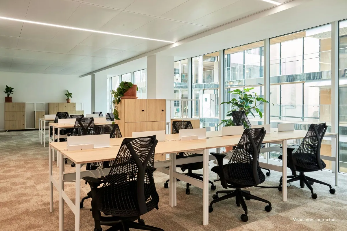 Location bureau à partager à Paris 9e Arrondissement