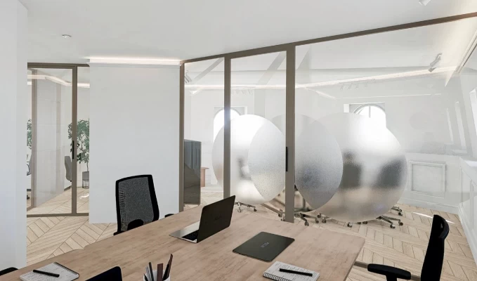 Plateau privé  idéal pour votre activité professionnelle à Paris 8e Arrondissement
